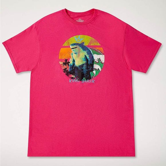 hot pink king shark shirt - Picture 1 of 4